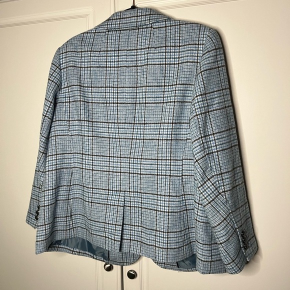 Talbots Plaid Blazer 16WP - Picture 10 of 10